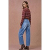 image:imageSidefeel Barrel Jeans for Women Drawstring Wide Leg High Waisted Baggy Stretchy Boyfriend Trendy Cropped Ankle Denim PantsLight Blue