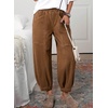 image:imageSidefeel Barrel Jeans for Women Trendy Wide Leg High Waisted Cropped Baggy Relax Fit Stretch Pocketed Denim Ankle PantsBrown