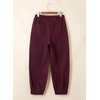 image:imageSidefeel Barrel Jeans for Women Trendy Wide Leg High Waisted Cropped Baggy Relax Fit Stretch Pocketed Denim Ankle PantsBurgundy