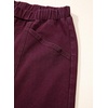 image:imageSidefeel Barrel Jeans for Women Trendy Wide Leg High Waisted Cropped Baggy Relax Fit Stretch Pocketed Denim Ankle PantsBurgundy