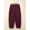 image:imageSidefeel Barrel Jeans for Women Trendy Wide Leg High Waisted Cropped Baggy Relax Fit Stretch Pocketed Denim Ankle PantsBurgundy