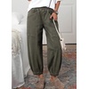 image:imageSidefeel Barrel Jeans for Women Trendy Wide Leg High Waisted Cropped Baggy Relax Fit Stretch Pocketed Denim Ankle PantsGreen