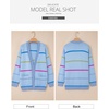image:imageSidefeel Cardigan Sweaters for Women Lightweight Striped 2026 Long Sleeve Open Front Loose Knit Sweaters ClothesMyosotis