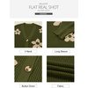 image:imageSidefeel Cardigan for Women Crochet Knit Button See Through Lightweight Long Sleeve Sweater TopsVineyard Green