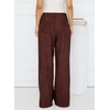 image:imageSidefeel Corduroy Pants Women Wide Leg High Waisted Elastic Drawstring Loose Baggy Fall Winter Casual PantsBurgundy