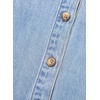 image:imageSidefeel Denim Dress for Women Casual Short Sleeve Collared Button Down Jean Dress Trendy A Line Summer Shirt DressIceland Blue