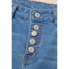 image:imageSidefeel Flare Jeans for Women High Waisted Stretchy Bell Bottoms Wide Leg Side Seam Denim PantsSky Blue