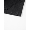 image:imageSidefeel Jean Skorts for Woman High Waisted Casual Stretchy Jean Skirt Side Slit Mini Denim Skirt with PocketsBlack