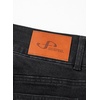 image:imageSidefeel Jean Skorts for Woman High Waisted Casual Stretchy Jean Skirt Side Slit Mini Denim Skirt with PocketsBlack