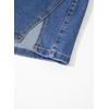 image:imageSidefeel Jean Skorts for Woman High Waisted Casual Stretchy Jean Skirt Side Slit Mini Denim Skirt with PocketsLight Blue