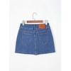 image:imageSidefeel Jean Skorts for Woman High Waisted Casual Stretchy Jean Skirt Side Slit Mini Denim Skirt with PocketsLight Blue