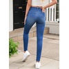 image:imageSidefeel Jeggings for Women High Waisted Tummy Control Skinny Jeans Stretchy Butt Lifting Knit Denim PantsLight Blue