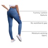 image:imageSidefeel Jeggings for Women High Waisted Tummy Control Skinny Jeans Stretchy Butt Lifting Knit Denim PantsLight Blue