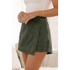 image:imageSidefeel Skorts Skirts for Women Denim Mini Skirt Casual Summer High Waisted Jean Shorts StretchyGreen