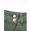 image:imageSidefeel Skorts for Woman Casual High Waisted Stretchy Jean Shorts Trendy Asymmetrical Summer Denim Mini Skirts with PocketsGreen