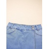 image:imageSidefeel Skorts for Woman Casual High Waisted Stretchy Jean Shorts Trendy Asymmetrical Summer Denim Mini Skirts with PocketsIceland Blue
