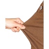 image:imageSidefeel Skorts for Woman High Waisted Jean Skort Wrap Stretchy Asymmetrical Skorts Casual Denim ShortsBrown