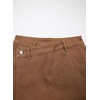 image:imageSidefeel Skorts for Woman High Waisted Jean Skort Wrap Stretchy Asymmetrical Skorts Casual Denim ShortsBrown