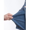 image:imageSidefeel Skorts for Woman High Waisted Jean Skort Wrap Stretchy Asymmetrical Skorts Casual Denim ShortsDark Blue