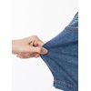 image:imageSidefeel Skorts for Woman High Waisted Jean Skort Wrap Stretchy Asymmetrical Skorts Casual Denim ShortsLight Blue