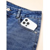 image:imageSidefeel Straight Leg Jeans for Women High Waisted Baggy Pants Loose Stretchy Wide Leg Cargo JeansLight Blue