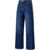 image:imageSidefeel Wide Leg Jeans for Women High Waisted Stretchy Jeans Straight Leg Trendy Patchwork Denim Pants with Oversized FitBluing
