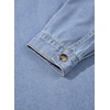 image:imageSidefeel Women Denim Shirt Long Sleeve Button Down Jean Shirts Casual Oversized Trendy Tops BlousesIceland Blue