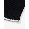 image:imageSidefeel Womens 2026 Summer V Neck Ribbed Knit Sleeveless Tank Dresses Sexy Bodycon Club Night Out DressesBlack and White