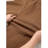 image:imageSidefeel Womens Barrel Jeans High Waisted Stretchy Drawstring Ankle Tapered Denim Pants with PocketsBrown