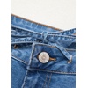 image:imageSidefeel Womens Barrel Jeans High Waisted Stretchy Drawstring Ankle Tapered Denim Pants with PocketsLight Blue