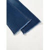 image:imageSidefeel Womens Bell Bottom Flare Jeans High Waisted Stretchy Ripped Distressed Raw Hem Denim Pants with PocketsBluing