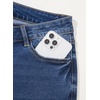 image:imageSidefeel Womens Bell Bottom Flare Jeans High Waisted Stretchy Ripped Distressed Raw Hem Denim Pants with PocketsBluing