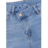 image:imageSidefeel Womens Bell Bottom Flare Jeans High Waisted Stretchy Ripped Distressed Raw Hem Denim Pants with PocketsLight Blue