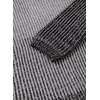 image:imageSidefeel Womens Cardigan Sweaters Open Front Long Sleeve Ribbed Color Block Knit Fall SweatersBlack