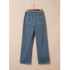 image:imageSidefeel Womens Cargo Jeans Casual Loose Mid Rise Wide Leg Denim PantsAshleigh Blue