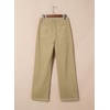 image:imageSidefeel Womens Cargo Jeans Casual Loose Mid Rise Wide Leg Denim PantsBeige