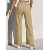 image:imageSidefeel Womens Cargo Jeans Casual Loose Mid Rise Wide Leg Denim PantsBeige