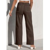 image:imageSidefeel Womens Cargo Jeans Casual Loose Mid Rise Wide Leg Denim PantsDesert Palm