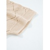 image:imageSidefeel Womens Crochet Oversized Cardigan Sweaters Spring Hollow Out Long Batwing Sleeve Summer Shrugs Lightweight SweaterApricot