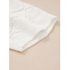 image:imageSidefeel Womens Crochet Oversized Cardigan Sweaters Spring Hollow Out Long Batwing Sleeve Summer Shrugs Lightweight SweaterWhite