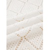 image:imageSidefeel Womens Crochet Oversized Cardigan Sweaters Spring Hollow Out Long Batwing Sleeve Summer Shrugs Lightweight SweaterWhite