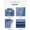image:imageSidefeel Womens Denim Vest Sleeveless Collared Crop Jean Vest Top Button Down WaistcoatLight Blue