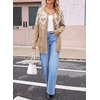 image:imageSidefeel Womens Fair Isle Sweater Long Sleeve Button Up Cardigan with PocketsSmoke Gray