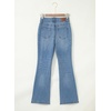 image:imageSidefeel Womens Flare Jeans High Waisted Wide Leg Stretchy Bell Bottom Front Pockets Denim PantsLight Blue