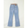 image:imageSidefeel Womens Flare Jeans High Waisted Wide Leg Stretchy Bell Bottom Front Pockets Denim PantsSky Blue