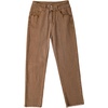 image:imageSidefeel Womens High Waisted Jeans Strechy Fashion Raw Hem Straight Leg Ankle Denim Pants with PocketsBrown