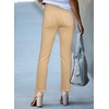 image:imageSidefeel Womens High Waisted Jeans Strechy Fashion Raw Hem Straight Leg Ankle Denim Pants with PocketsKhaki