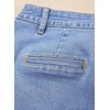 image:imageSidefeel Womens Jean Cargo Shorts High Waisted Stretchy Trendy Raw Hem Denim Shorts with PocketsLight Blue
