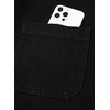 image:imageSidefeel Womens Jean Jacket Casual Long Sleeve Button Down Oversized Boyfriend Trendy Denim Jacket CoatBlack