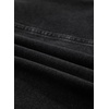 image:imageSidefeel Womens Jean Jacket Long Sleeve Button Down Ruffled Denim Jacket ShacketBlack